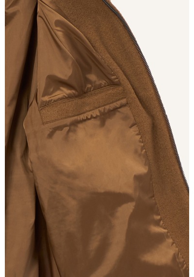 Defacto Regular Fit Polo Yaka Astarlı Fermuarlı Kaşe Mont H2629ax26aubn136 Kahve-bn136