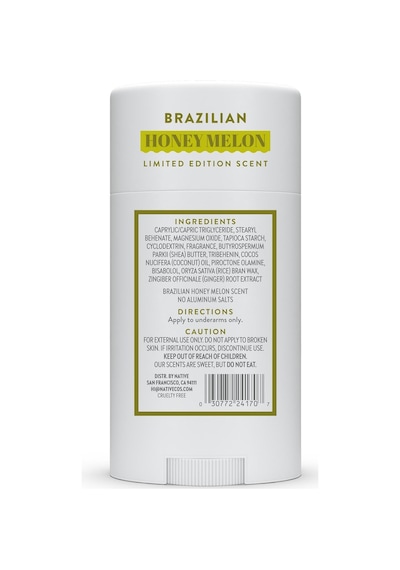 Native Brazilian Honey Melon Alüminyumsuz Stick Deodorant 75gr