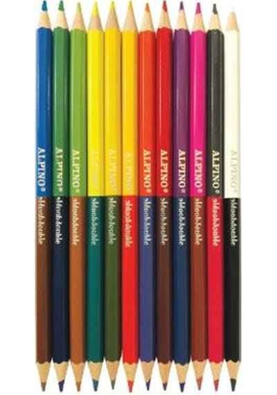 Alpino Çift Yönlü 24 Renk Kuru Boya Al-169-0879