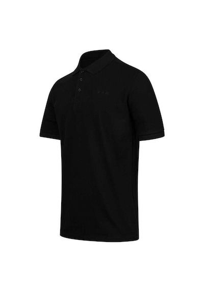2as Art Erkek Polo Yaka Siyah T-shirt 2asarttpfbm25