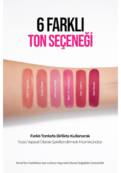 New Well Stick Blush Tone Touch Warm Apricot 01 Stick Allık 0