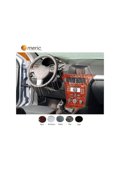 Meriç® Opel Astra H Ön Torpido Kaplama 18 Parça 2004-2015 (530158122)