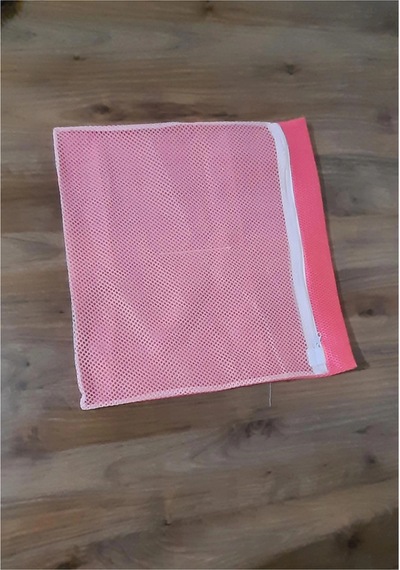 Pembe Fermuarlı - Hassas Çamaşır Terlik Ayakkabı Yıkama Filesi Büyük Boy 599 Belirtilmemiş Çok Ren Diğer