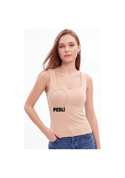 Hadpols Premium Kalın Askılı Kare Yaka Çıkarılabilir Pedli Sütyenli Kadın Atlet Moda Kombin Alternatif Ten Hadpols Premium Kalın Askılı Kare Yaka Çıkarılabilir Pedli Sütyenli Kadın Atlet Moda Kombin Alternatif Ten