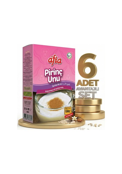 Afia Pirinç Unu 6x150 Gr