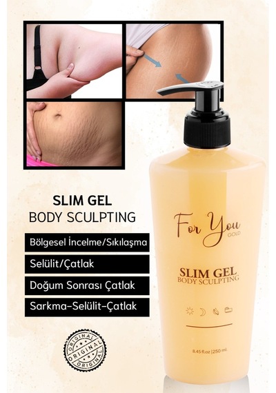Sıkılaştırıcı - Incelme - Toparlayıcı - Selülit & Çatlak Gidermeye Yardımcı Vücut Slim Jel