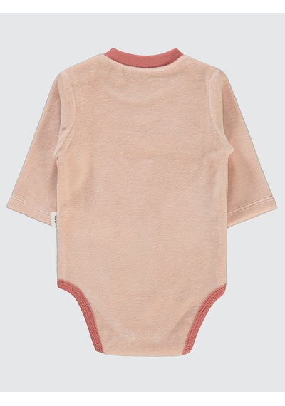 Civil Baby Kız Bebek Çıtçıtlı Badi 1-18 Ay Pudra Pudra