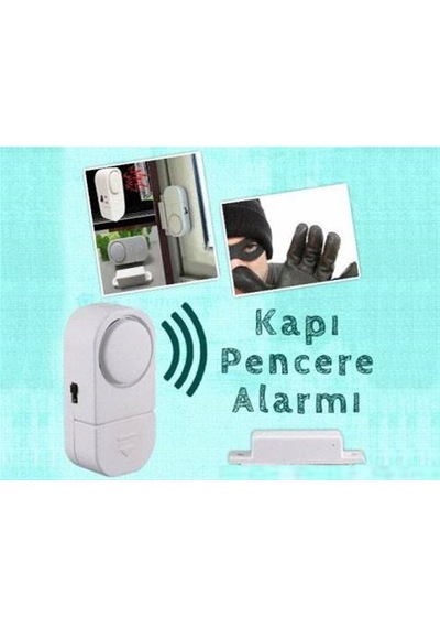 Kolay Montajlı Hırsızlığa Karşı 90 Db Kapı Pencere Alarmı 2  Adet