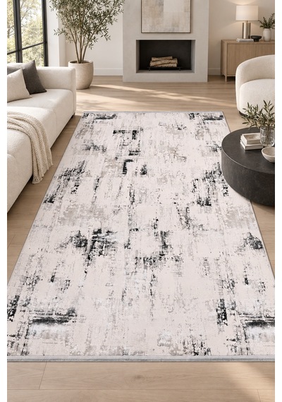 Ceyma Krem Gri Salon Oturma Odası Koridor Halısı Robot Süpürge Uyumlu Kolay Temizlenebilir Polyester İnce Dokulu Modern Halı Krem/gri Ceyma Krem Gri Salon Oturma Odası Koridor Halısı Robot Süpürge Uyumlu Kolay Temizlenebilir Polyester İnce Dokulu Modern Halı Krem/gri