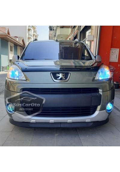 Peugeot Partner Tepee 2008-2018 Uyumlu Üniversal Astra H Lip Esnek Ön Lip 2 Parça Tampon Altı Dil Karlık Ön Ek 00 Şüscaroto Aksesuar