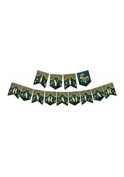 3 Paket Zikzak Banner İyi Bayramlar - Parti Süsü 0 - 99