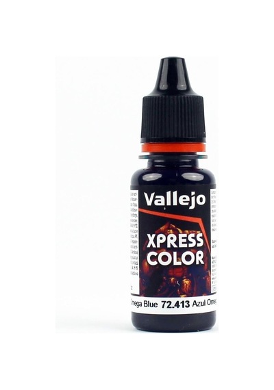 Vallejo 72413 18 Ml. Omega Blue, Xpress Game Color Serisi Model Boyası Renkli