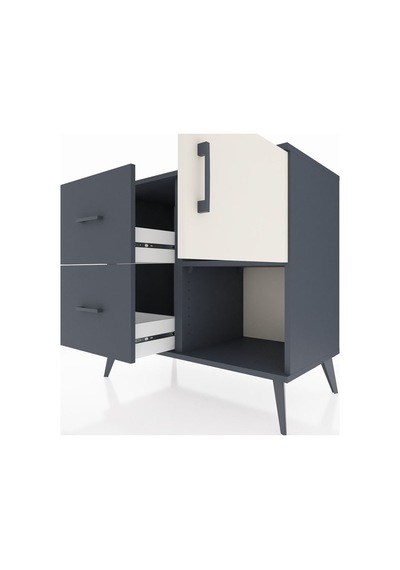 Hyperion Şifonyer Tek Raflı 2 Çekmeceli Tek Kapaklı 88x44x80 Antrasit-aytaşı/antrasit Aytaşı/antrasit Hyperion Şifonyer Tek Raflı 2 Çekmeceli Tek Kapaklı 88x44x80 Antrasit-aytaşı/antrasit Aytaşı/antrasit