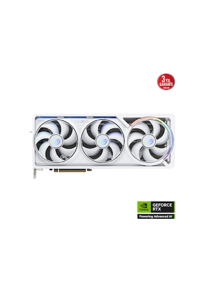 Asus Rog-astral-rtx5080-o16g-whıte, 16gb, 256bit, Gddr7, 2xhdmı,