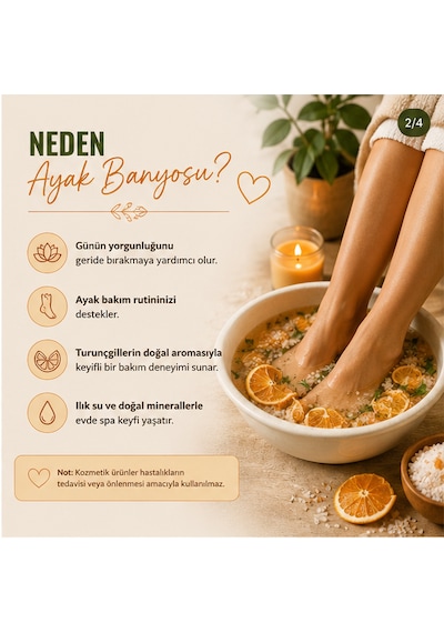 Laborem Natura Turunçgiller Çok Amaçlı Banyo, Ayak Ve Vücut Tuzu Mineralli Rahatlatıcı Bakım Tuzu 200 Gr