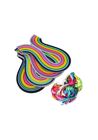Kalın. Quiling Seti. Kağıt Katlama. Kıvırma Sanatı Quilling 10 Mm N11.2942