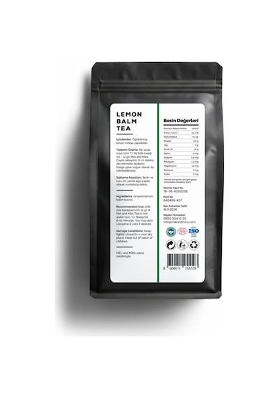 Premium Melisa Çayı 25g, Oğul Otu, Nane Balsamı, Acem Otu, Limon Otu, Melissa Officinalis