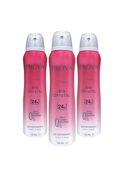 Prova Big Crystal Kadın Deodorant 3 x 150 ML