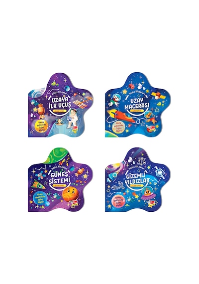 Çıkartmalı Yıldız Kitapları 4 Lü Set