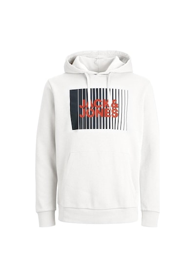 Jack & Jones Jjecorp Logo Sweat Hood Play Noos Beyaz 001