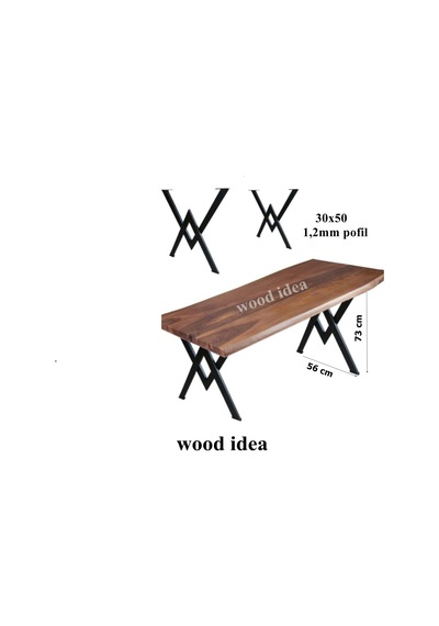 wood idea  Metal Masa Ayakları Çalışma Yemek Bilgisayar Masası Ay
