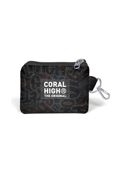Coral High Gri Basketbol Desenli Bozuk Para Çantası 21912 Antrasit