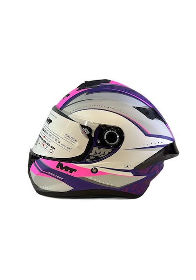 Mt Helmets Targo S Outside C8 Kapalı Motosiklet Kaskı Pembe
