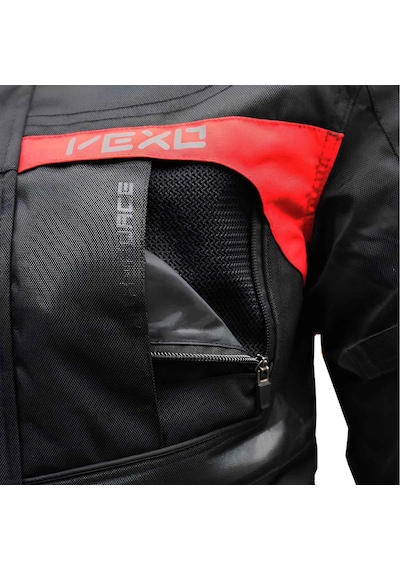 Vexo Adventure 75158 H2O Kışlık Motosiklet Montu Kırmızı - Siyah