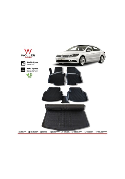 Vw Passat Cc Paspas Bagaj Havuzu 2008 Sonrası 3D Wöller