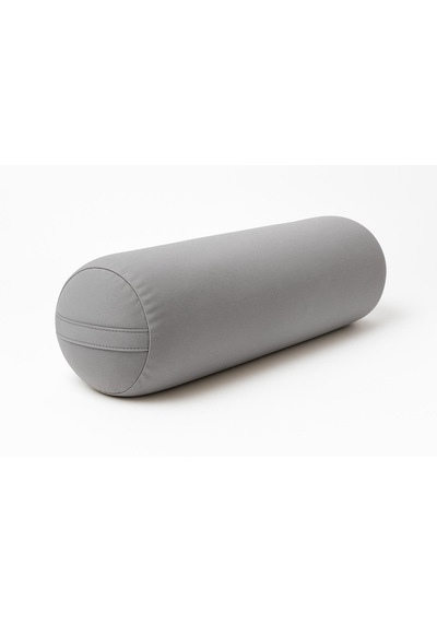 Bolster Minderi - Silindir Yoga Yastığı - Sosis Yastık Gri