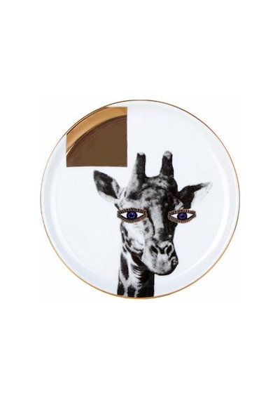 Porland Wild Life Giraffe Düz Tabak 20 CM