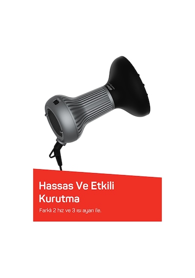 Arzum AR5124 Trendcare Curly 800W Saç Kurutma Makinesi, Difüzör Başlıklı, Bukle Belirginleştirici