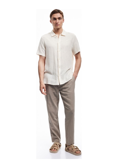 Koton Cep Detaylı Regular Fit Beli Bağcıklı Yazlık Pantolon Kahverengi 5sam40158hw Kahve Koton Cep Detaylı Regular Fit Beli Bağcıklı Yazlık Pantolon Kahverengi 5sam40158hw Kahve