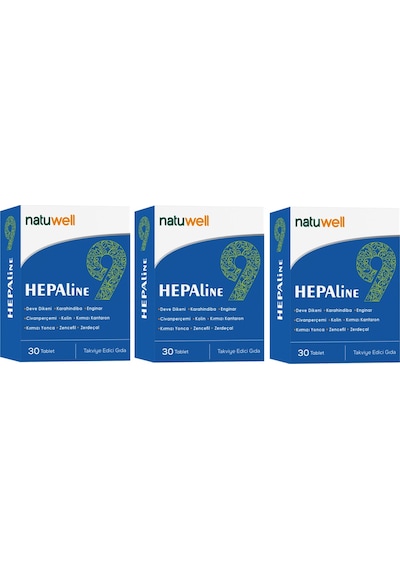 Natuwell Hepaline 3 x 30 Tablet