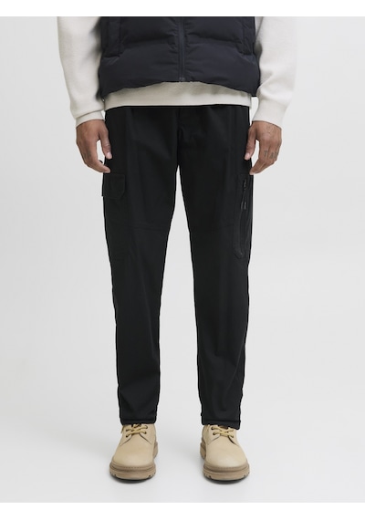 Jack & Jones Jack Jones Erkek Rahat Kargo Pantolon 12282874 Siyah