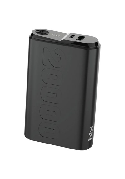 Bix Tpb24 20000mah Pd 20w Usb-c Usb-a Qc 3.0 22.5w Süper Hızlı Şarj Destekli Dijital Ekranlı Mini Powerbank Siyah