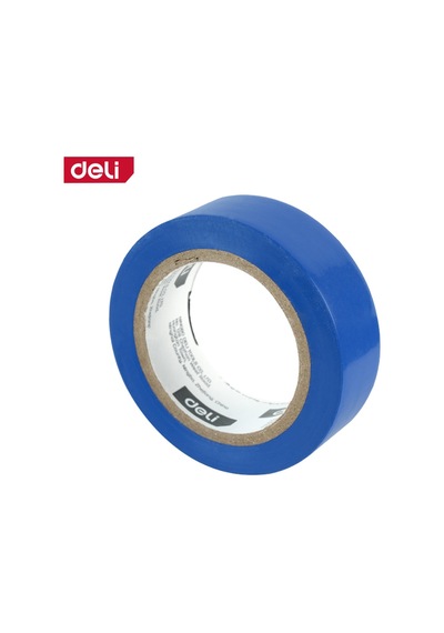 Delı Elektrik Yalıtım Bandı 0.13mm 18mm 10m Mavi İzolasyon Bandı