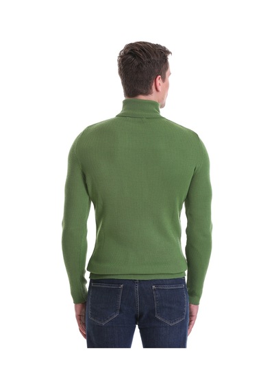 Hatemoğlu Yeşil Slim Fit Fitilli Balıkçı Yaka Yünlü Triko Kazak 34232023a0 Yeşil Hatemoğlu Yeşil Slim Fit Fitilli Balıkçı Yaka Yünlü Triko Kazak 34232023a0 Yeşil