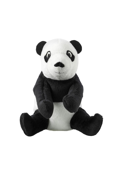 Ikea Djungelskog Peluş Oyuncak 11 Cm Beyaz - Siyah