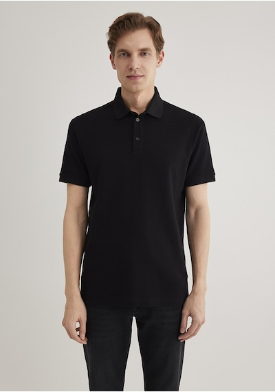 Mavi - Siyah Polo Tişört 0612521-900 Siyah