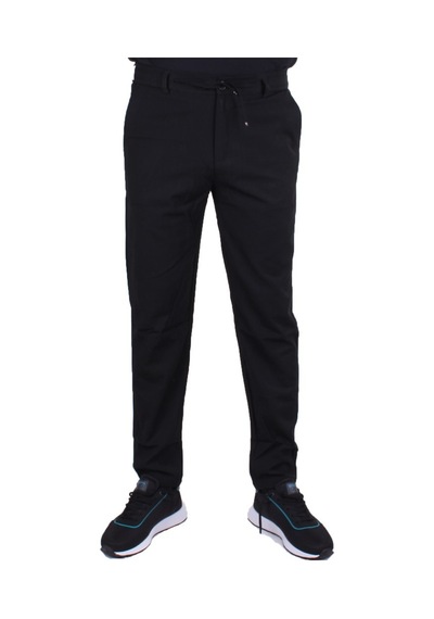 Dagoster Dmg23-619712 Siyah Normal Bel Düz Paça Jogger Erkek Pantolon Siyah