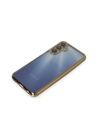 Samsung Galaxy A15 4g Kılıf Razer Lensli Silikon - Gold