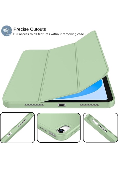 Apple Uyumlu iPad 11.nesil 2025 / 10.nesil 2022 Kalem Bölmeli Standlı Smart Kılıf Kapaklı Kılıf