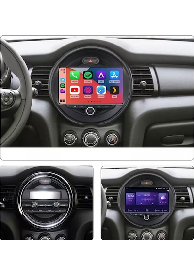 Mini Cooper Araç Multimedya Android Ekran Carplay Navigasyon Double Teyp 4+64 9" 15-19 Black Blueway