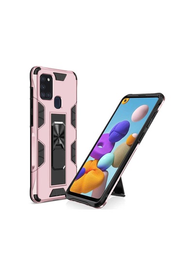 Samsung Uyumlu Galaxy A21S Kilif Miknatisli Zirhli Korumali Silikon 466792722
