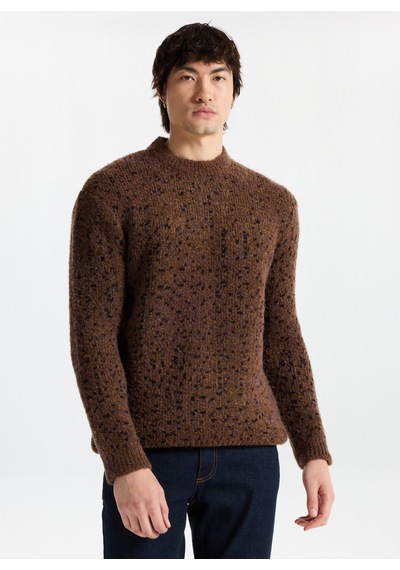 Mustang Kahverengi Erkek Loose Fit Kazak M5wm-kzk1557 Kahve