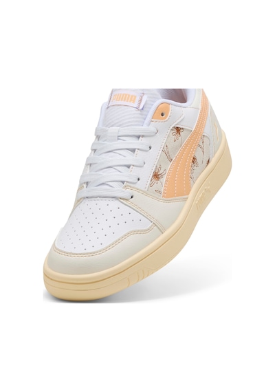 Puma Rebound V6 Unisex Low Flowers Spor Ayakkabı 400714 02 Açık Beyaz Puma Rebound V6 Unisex Low Flowers Spor Ayakkabı 400714 02 Açık Beyaz
