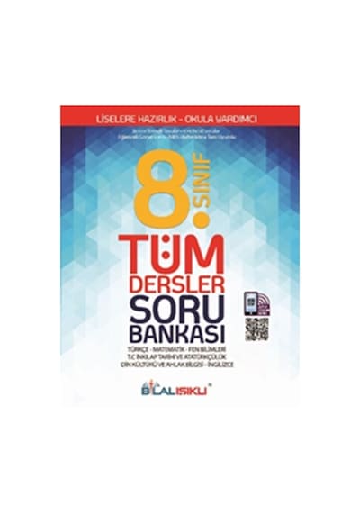 Bilal Işıklı Yayınları 8. Sınıf Tüm Dersler Soru Bankası