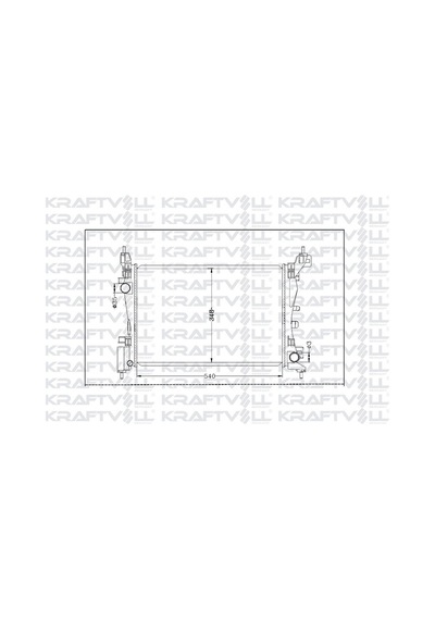 Motor Radyatoru Mekanık Grande Punto Punto Evo 1,2 / 1,4 05 Kraftvoll 08040155