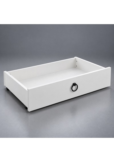 Renazzo Mdf Karyola Çekmecesi - Tekerlekli Beyaz 190 Cm